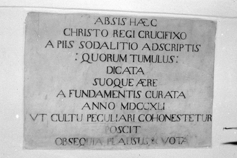 lastra - produzione pugliese (sec. XVIII)