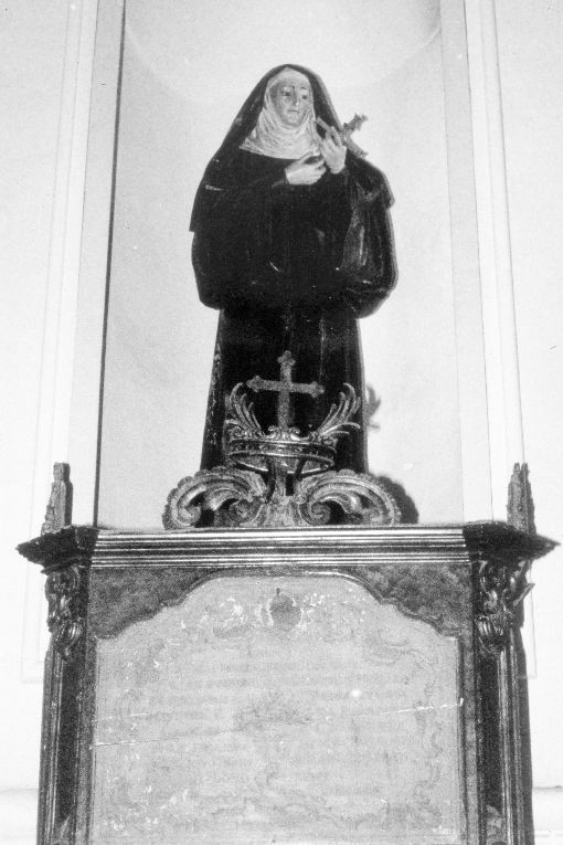 reliquiario a teca - a urna - produzione pugliese (sec. XVIII)