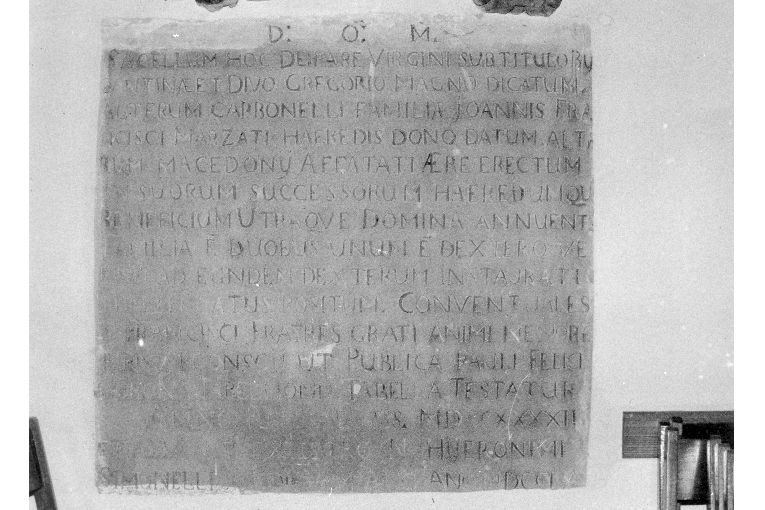 lastra - produzione pugliese (sec. XVIII)