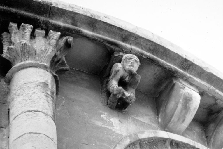 Telamone (mensola) - ambito pugliese (sec. XII)