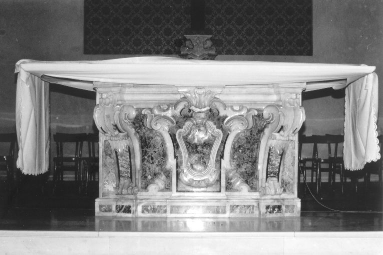 altare - ambito napoletano (terzo quarto sec. XVIII)