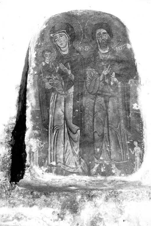 Madonna con Bambino e san Giovanni Battista (dipinto) - ambito pugliese (ultimo quarto sec. XII)