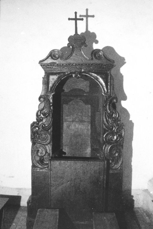 confessionale - ambito pugliese (seconda metà sec. XVIII)