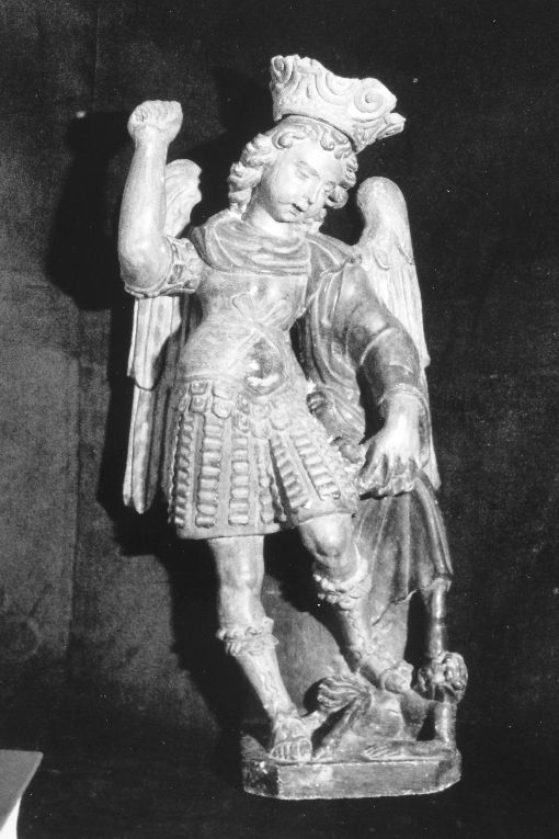 San Michele Arcangelo (statuetta) - ambito pugliese (metà sec. XVIII)