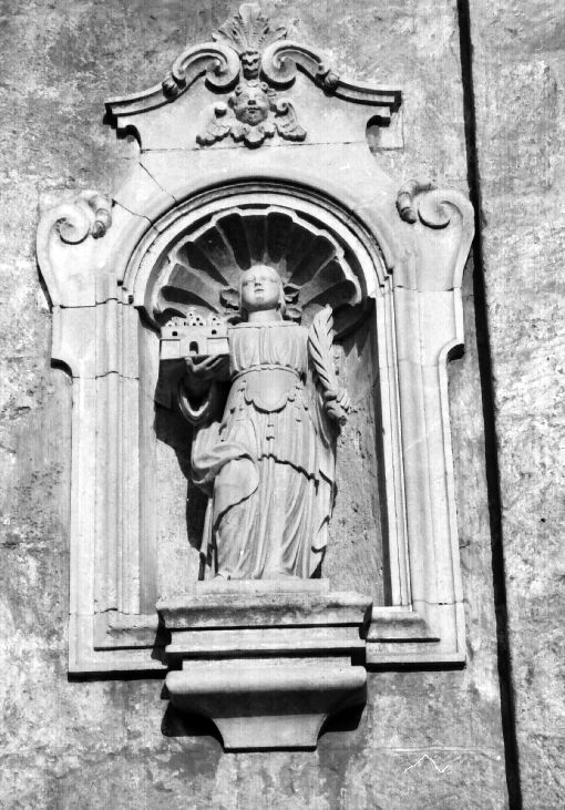 Santa martire (scultura) - produzione pugliese (sec. XVIII)
