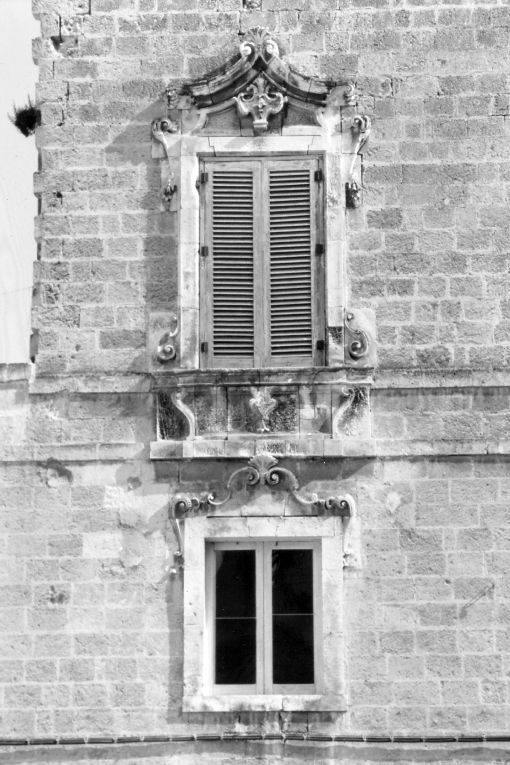 mostra di finestra, serie - ambito pugliese (inizio sec. XVIII)