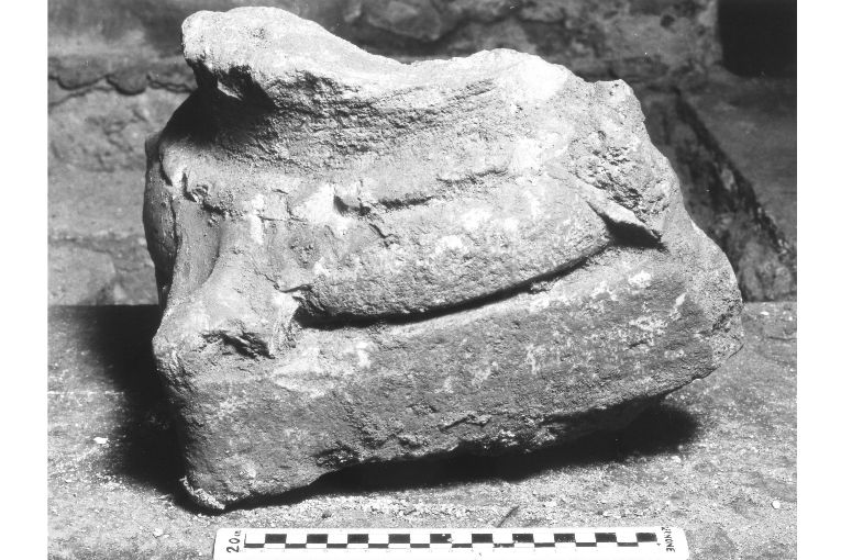 base di colonna, frammento - ambito pugliese (sec. XVI)