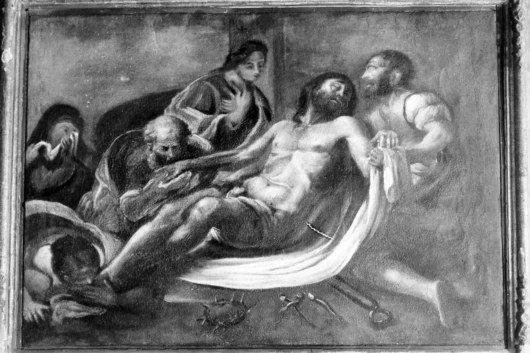 deposizione (dipinto) - ambito salentino (secc. XVII/ XVIII)