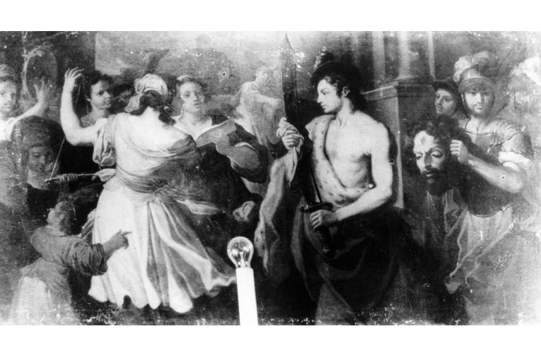 trionfo di David (dipinto) - ambito salentino (sec. XVIII)