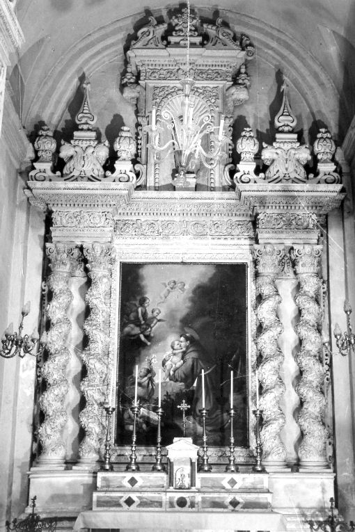 altare - ambito salentino (seconda metà sec. XVII)