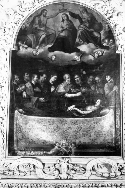 transito della Madonna (dipinto) di Catalano Giovan Domenico (prima metà sec. XVII)