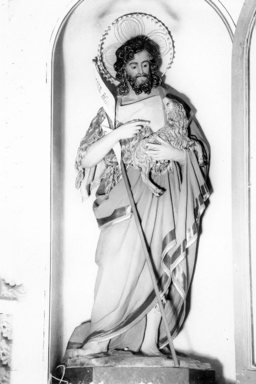 San Giovanni Battista (statua) di De Pascalis Giovanni Andrea (bottega) (sec. XIX)