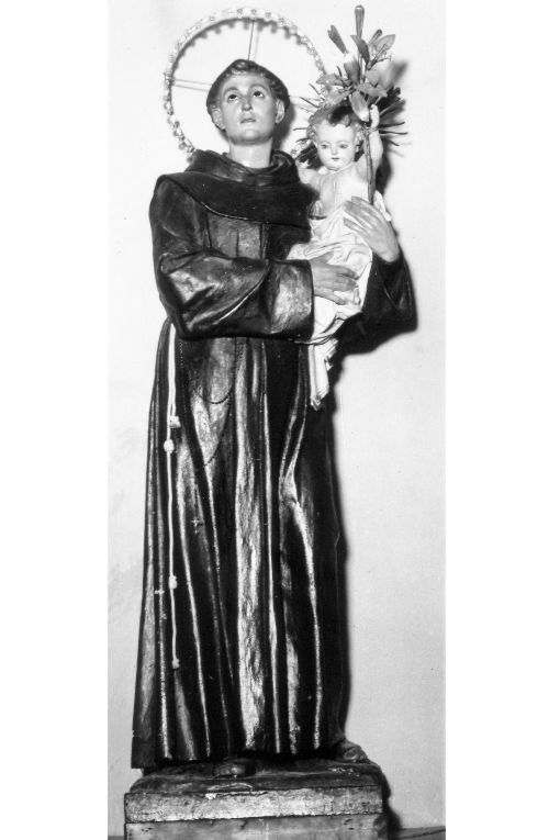 Sant'Antonio da Padova (statua) - produzione leccese (inizio sec. XX)