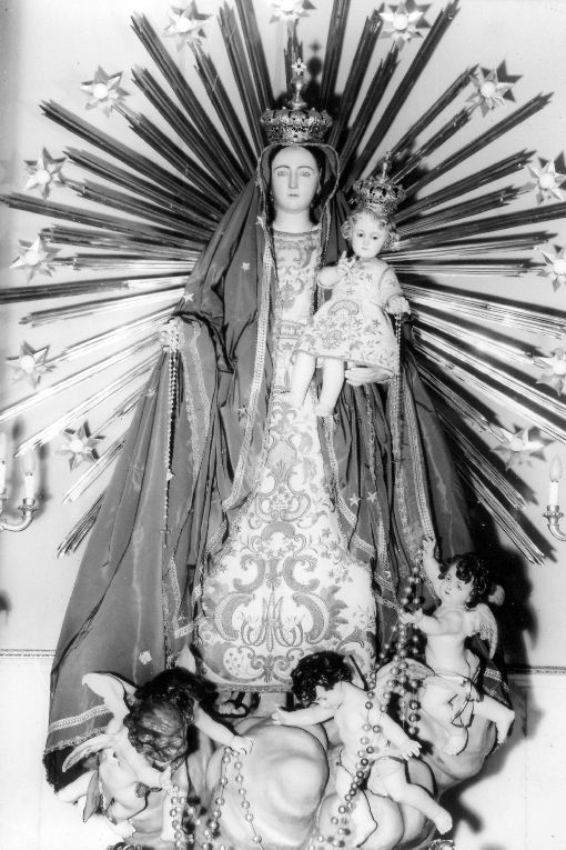 Madonna del Rosario (statua) - produzione leccese (seconda metà sec. XIX)