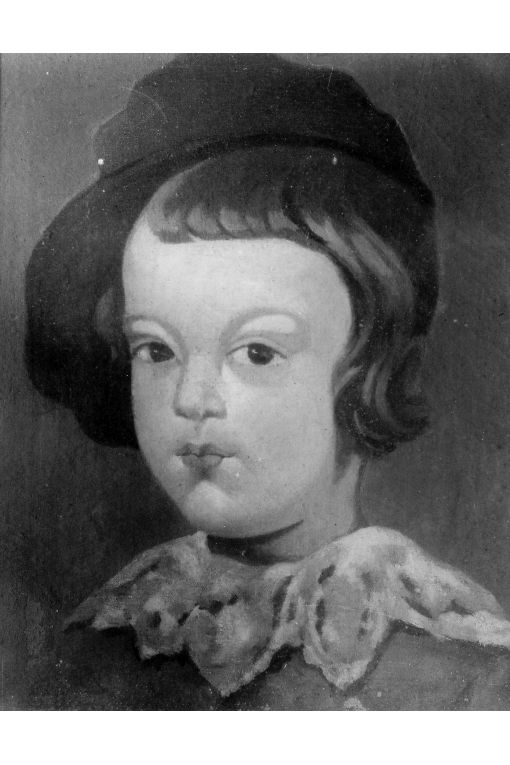 Ritratto di bimbo (dipinto) - ambito salentino (sec. XIX)