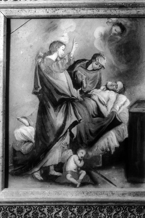 morte di San Giuseppe (dipinto) - ambito salentino (secc. XVIII/ XIX)