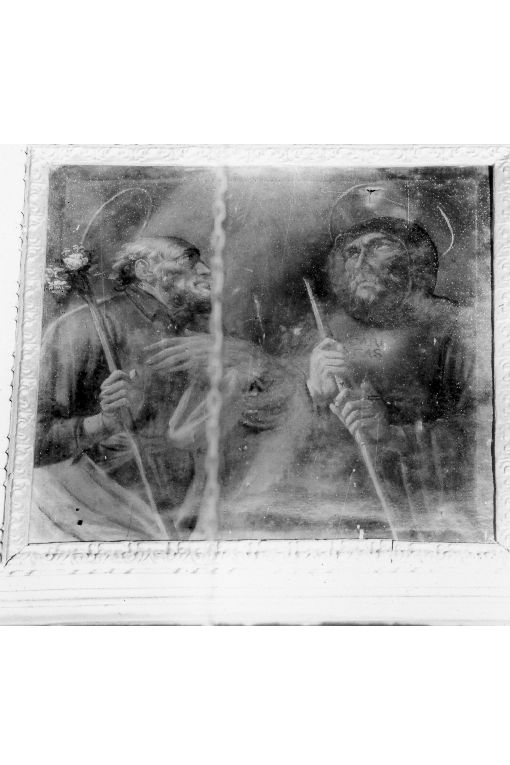 San Giuseppe e san Francesco di Paola (dipinto) - ambito salentino (sec. XVIII)