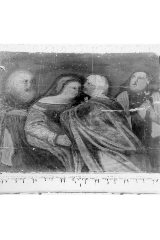 visitazione (dipinto) - ambito salentino (secc. XVII/ XVIII)