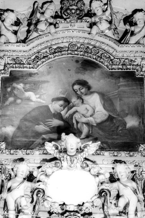 Apparizione della Madonna a san Gaetano (dipinto) - ambito salentino (fine/inizio secc. XVII/ XVIII)