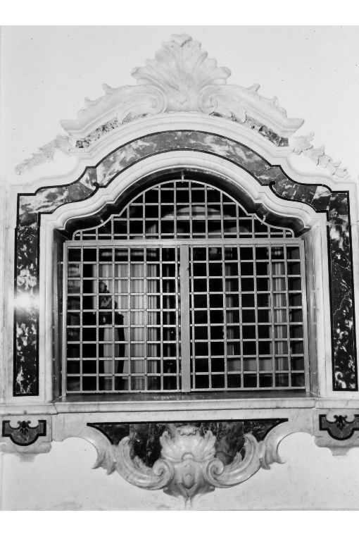 mostra di finestra - ambito napoletano (sec. XVIII)