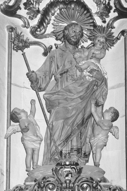 San Giuseppe e Gesù Bambino (statua) - ambito salentino (sec. XIX)