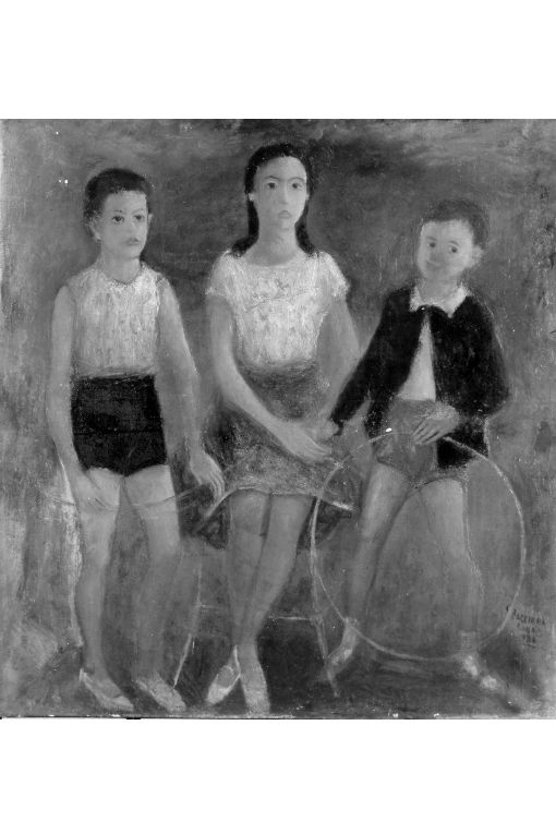 I figli del sarto (dipinto) di Barbieri Carlo (sec. XX)