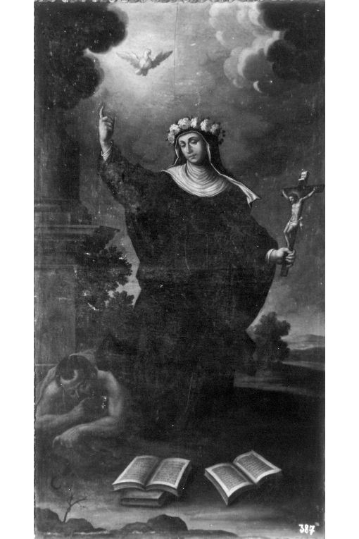 Santa Rita da Cascia (dipinto) - ambito pugliese (prima metà sec. XVIII)