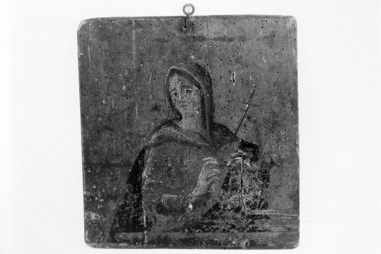 Madonna Addolorata / Anima purgante (dipinto) - ambito salentino (prima metà sec. XVIII)