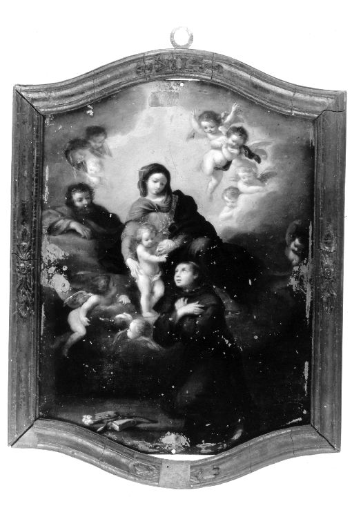 Sacra Famiglia con sant'Antonio da Padova (dipinto) - ambito pugliese (prima metà sec. XVIII)