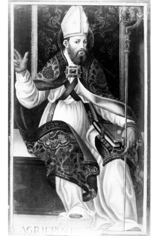 Sant'Agrippino vescovo (dipinto) - ambito pugliese (secc. XVI/ XVII)