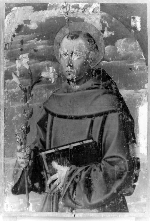 Sant'Antonio da Padova (dipinto) di Santacroce Girolamo (sec. XVI)