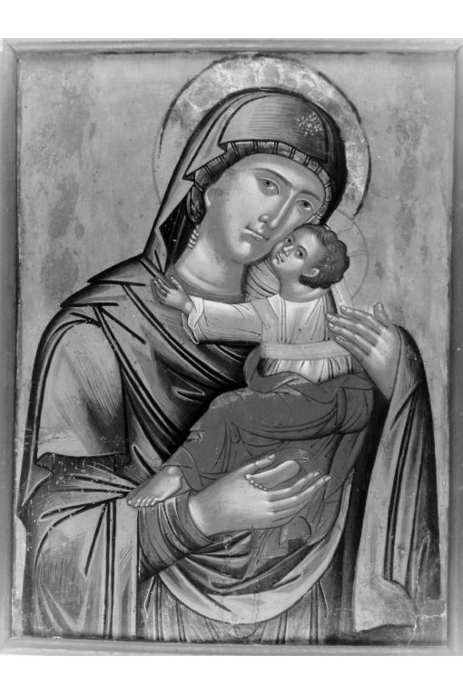 Madonna con Bambino (dipinto) - ambito cretese (sec. XVI)