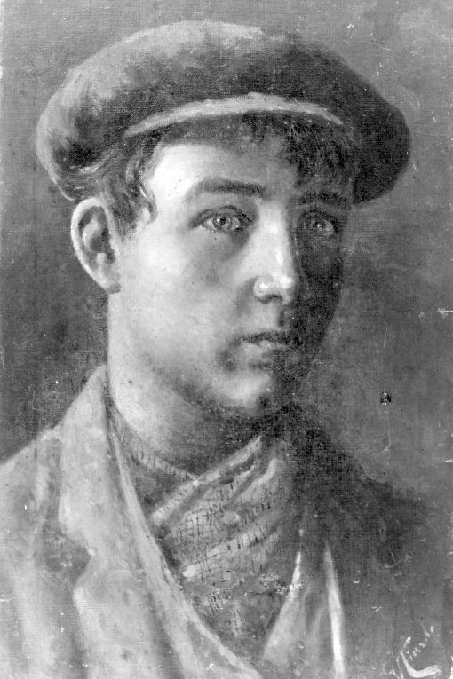 Autoritratto giovanile (dipinto) di Ciardo Vincenzo (primo quarto sec. XX)