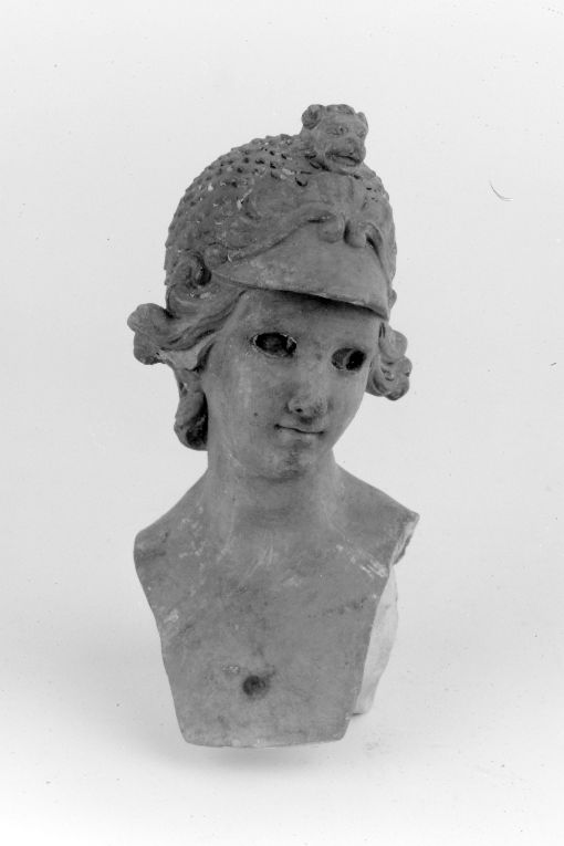 Testa di guerriero (scultura) - ambito salentino (sec. XVIII)