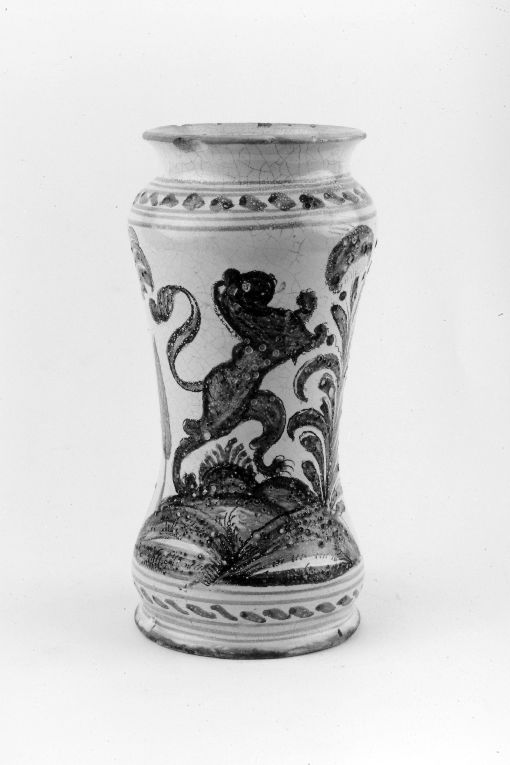 Leone rampante (alberello) - manifattura salentina (sec. XVIII)