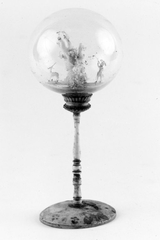 Scena di caccia (scultura) - manifattura muranese (sec. XVII)