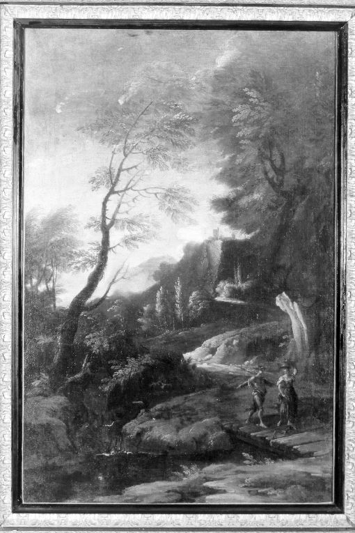 Paesaggio (dipinto) - ambito Italia meridionale (seconda metà sec. XVII)