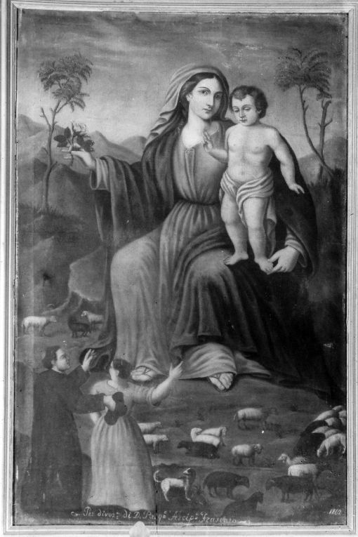 Beata Vergine di Celimanna, Madonna con Bambino (dipinto) - ambito salentino (sec. XIX)