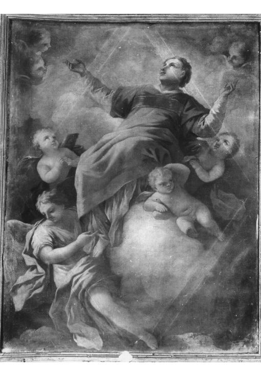 visione di San Vincenzo Ferreri (dipinto) - ambito salentino (sec. XIX)