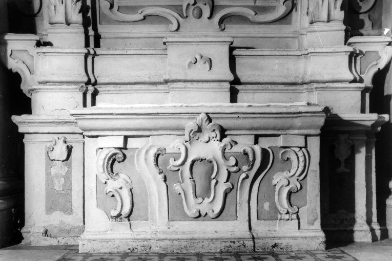 mensa d'altare - ambito salentino (sec. XIX)