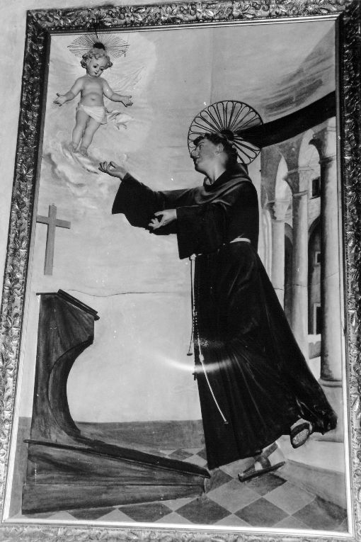 Sant'Antonio da Padova col Bambino (gruppo scultoreo) - ambito salentino (sec. XX)