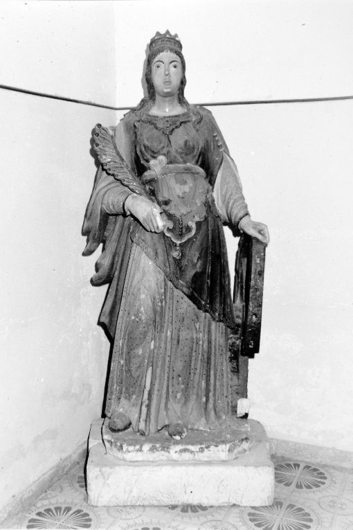 Santa Caterina d'Alessandria (statua) - ambito pugliese (sec. XVI)
