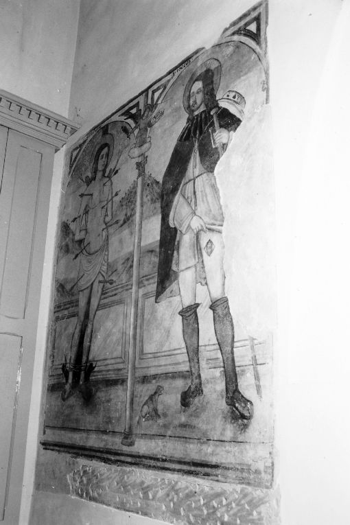 San Sebastiano e San Rocco (dipinto) - ambito salentino (sec. XVI)