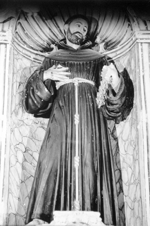 San Francesco d'Assisi (statua) - ambito salentino (seconda metà sec. XVII)