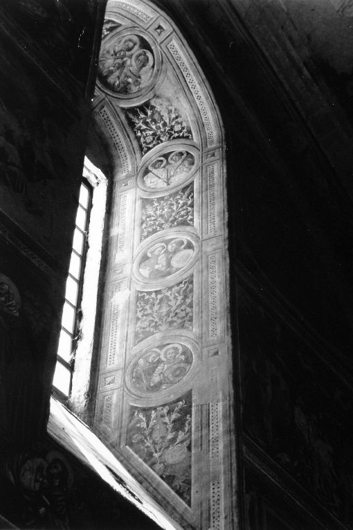 angeli musicanti e Sante (dipinto) - ambito Italia meridionale (sec. XV)