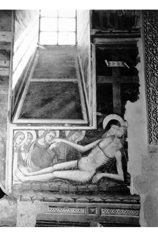 compianto sul Cristo morto (dipinto) - ambito Italia meridionale (seconda metà sec. XV)