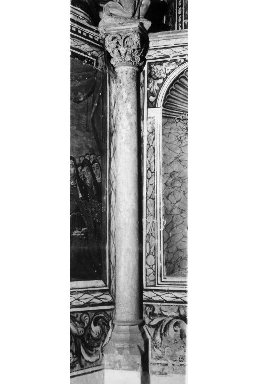 colonna, coppia - ambito pugliese (terzo quarto sec. XVI)