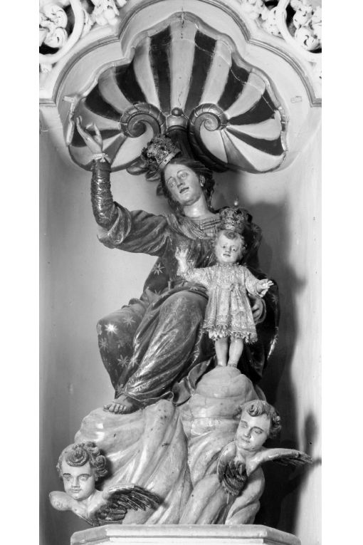 Madonna del Rosario (statua processionale) - ambito napoletano (metà sec. XVIII)