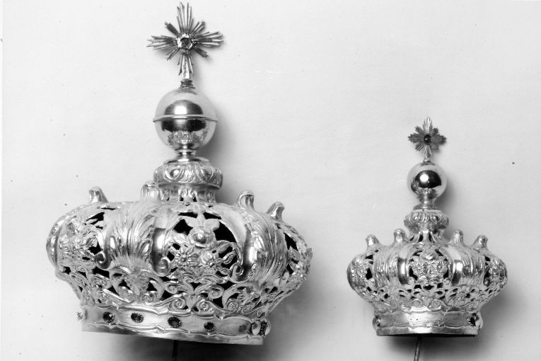 corona da statua - ambito napoletano (ultimo quarto sec. XIX)
