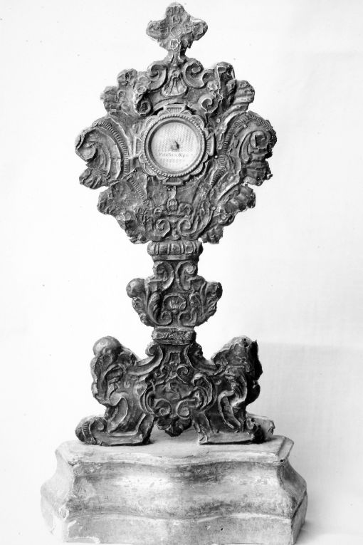 reliquiario - a ostensorio - ambito salentino (seconda metà sec. XVIII)